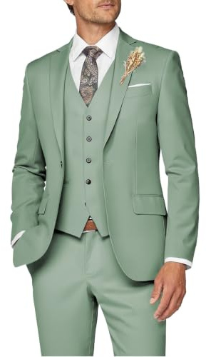 Wangyue Herrenanzug, 3-teilig, schmale Passform, Anzug für Herren, formeller Business-Anzug, Hochzeit, Bräutigam, Abschlussball, Smoking, Dinner-Party
