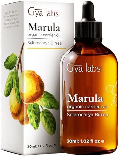 Gya Labs Marulaöl für die Haut - Unraffiniertes Bio Marulaöl für die Haare - 100% reines natürliches Aromatherapie Marulaöl für Gesicht, Nägel, Massage & Haare (30 ml)