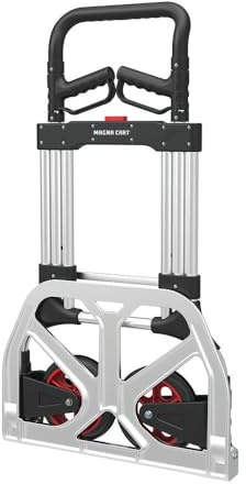 Magnacart Faltbare Sackkarre - Tragfähigkeit bis zu 200KG - Transportwagen - 60 x 9 x 102 CM - Leichtes Aluminium