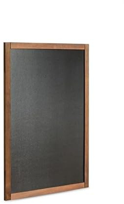 Jarograf Kreidetafel Holzrahmen – Wandtafel schwarz, 4 Größen, für Restaurant, Büro & Zuhause – inkl. Montagevideo (47x79 cm)