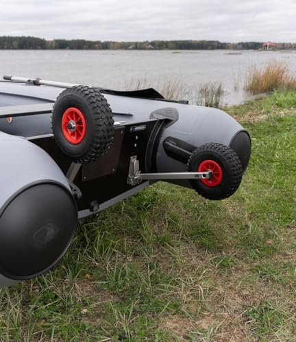 Heckräder Slipräder Schlauchbooträder Transporträder Edelstahl Schlauchboot I-Form
