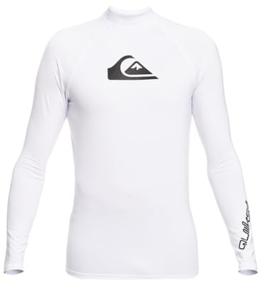 Quiksilver - All Time Rashguard Surf Tee für Männer - Bright White - XXL
