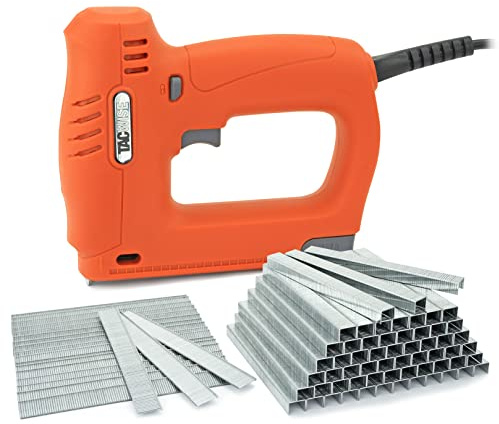 Tacwise 1702 Hobby 53-13EL Elektrische Heftklammerpistole Nagler | Enthält 5000 Klammern und 2000 Nägel, Verwendet Typ 53 / 13 Klammern und Typ 18G Nägel