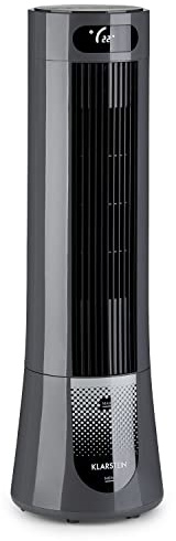 Klarstein Luftkühler mit Wasserkühlung, 5-in-1 Verdunstungskühler, Luftbefeuchter, Ventilator, Luftreiniger & Nachtmodus, Mobile Klimageräte Luftkühler 7L, 45 Watt Air Cooler, 132 m³/h Luftstrom