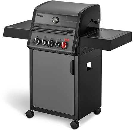 Enders® Gasgrill HYDE 3 SIKR Turbo, 3 Brenner aus Edelstahl für kraftvolles direktes und indirektes Grillen, 800 °C TURBO ZONE™, SWITCH GRID™, Infarot-Backburner und Seitenkocher, #8040