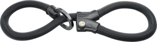 ABUS Kettenschloss Infinity Loop 1806 - flexibles Fahrradschloss mit 2 längenverstellbaren Schlaufen zum gleichzeitigen Absichern mehrerer Fahrradteile, Fahrräder oder anderer Objekte - Länge 110 cm