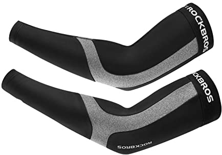 ROCKBROS Armlinge Winter Armwärmer/Beinwärmer Damen Herren für Radsport Wandern Laufen Outdoor