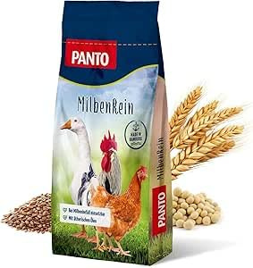 PANTO MilbenRein Hühnerfutter 10 kg – Alleinfuttermittel mit natürlicher Milbenabwehr, ätherischen Ölen, Vitaminen und Omega-3 für Hühner, Enten, Gänse & Puten