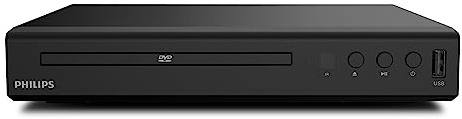 Philips DVD-Player TAEP200/20 - 2021 Modell - Für nahezu alle Disc-Formate - USB Media Link - Schwarz