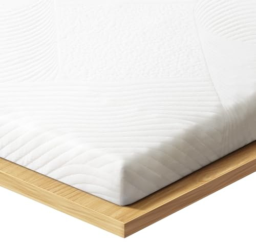 Topper 180x200 cm – 8 cm Höhe, Wendbar H3 & H4 Härte, Gel-Schaum & Visco Memory Foam, Öko-TEX Zertifiziert, Waschbarer Bezug, Matratzentopper für Boxspringbett, Wohnwagen & Schlafsofa