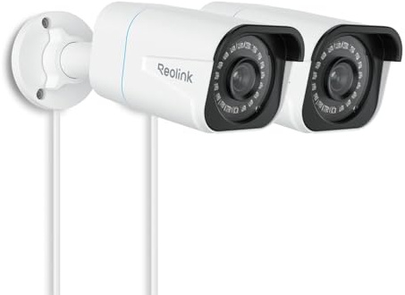 Reolink 4K 8MP PoE Überwachungskamera Aussen, Smart Erkennung, RLC-810A-2P | 8MP IP Kamera mit Personen-/Fahrzeugerkennung, IR Nachtsicht, IP67 Wasserfest, Zeitraffer und microSD Kartensteckplatz