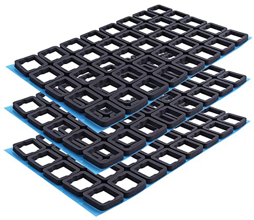 Hyekic Keyboard Switch Sound Dampeners Sheet 120pcs Soft Silencer Foam Silencer Pad 3.5mm Keyboards Switches Muffler Pads for Mechanical Keyboard (Keysporon)