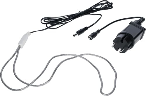 Kerbl Hobbyfarming Heizkabel für Geflügeltränken, 12W, 90cm, frostfrei bis –10°C, Schutz vor Einfrieren, inkl. Netzteil