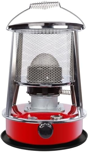 Perel Mobiles Petroleumheizgerät 2600W, tragbarer Kerosinofen für außen und Camping, Docht-Heizung, 4,6L Tank, 18 Stunden Laufzeit, stromlose Notheizung, energiesparende Outdoor-Heizung