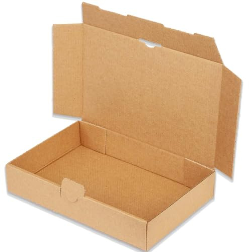 Maxibriefkartons 240x160x45 mm braun MB-3 DIN A5 DHL Post (25 Stück) | Für Deutsche Post DHL Warensendung Büchersendung Maxibrief Karton Faltschachtel stabil Versandkarton