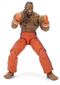Jada Toys Street Fighter Figur DEE Jay (15 cm) - bewegliche Sammel- und Actionfigur aus Street Fighter 2: The Final Challengers, mit alternativem Kopf, Händen und Zubehör, ab 13 Jahre