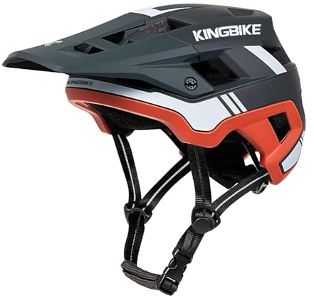 Fahrradhelm Mountainbike Helm Visier Abnehmbar MTB Helme für Herren Damen Erwachsene Jugend
