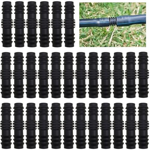 CTRICALVER Schlauch Verbindungsstück Gerade Verbinder, Bewässerung Verbinder, Garten Schlauchverbinder für 16mm Bewässerung System (30 pcs)