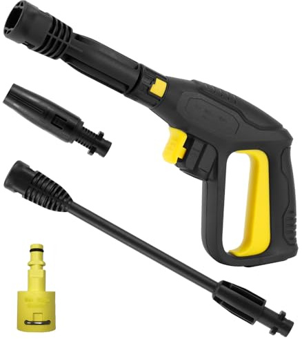 Hierbla 2175 PSI Trigger Gun Kit,Kompatibel mit Karcher Hochdruckreiniger Fit für K2-K7 Schlauch Schnellkupplungssystem mit Einstellbarer Sprühkopfdüse