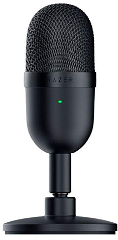Razer Seiren Mini USB Kondensatormikrofon: für Streaming und Gaming am PC - Professionelle Aufnahmequalität - Präzises Supernieren-Tonabnehmermuster - Kippständer - Stoßfest - Klassisches Schwarz