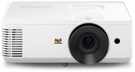 ViewSonic PA700W Beamer, 4500 ANSI Lumen, WXGA 1280x800, Kontrastverhältnis 12.500:1, Bildgröße bis 300 Zoll, HDMI x2, Automatische Trapezkorrektur +/-40°, 3W Lautsprecher