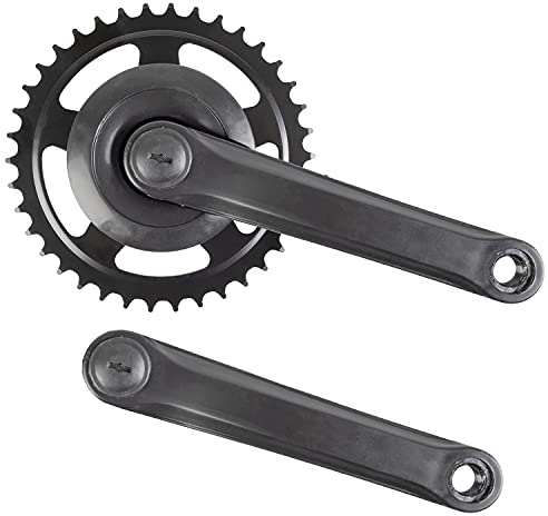 Resul Kurbelgarnitur 38 Zähne 1-Fach, 170 mm Kurbel, schwarz