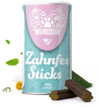 Zahnfee Dental Sticks Hund Zahnsteinentferner – Zahnpflege Hund Leckerli | Tierärztlich entwickelte Zahnsticks Hund gegen Mundgeruch, Zahnbelag & Zahnstein, Hunde Dental Sticks zur Zahnreinigung Hund