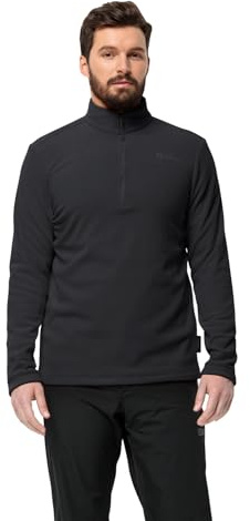 Jack Wolfskin Herren Taunus Hz M Fleecepullover, Schwarz, L EU