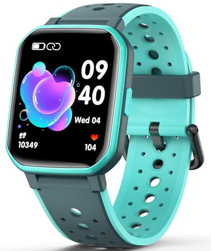 JOYELE Kinder Smartwatch für Jungen und Mädchen, Fitness Aktivitäts Tracker Uhr IP68 wasserdichte, 19 Sportmodi, Herzfrequenz Schlafmonitor, Schrittzähler, Kindergeschenke für Teenager