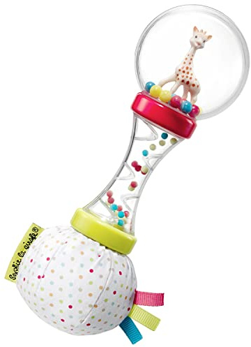 Sophie la Girafe – Rassel Weiche Maracas Sophie la Girafe – Musikinstrument – ​​Weckspielzeug für Babyhände – Fördert die motorischen Fähigkeiten und das Erwachen Ihres Kindes