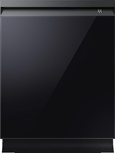 Samsung DW60BB890UAPET Teilintegrierter Einbau-Geschirrspüler, 60 cm, 14 Maßgedecke, Water Jet Clean, Innenbeleuchtung, Schwarz