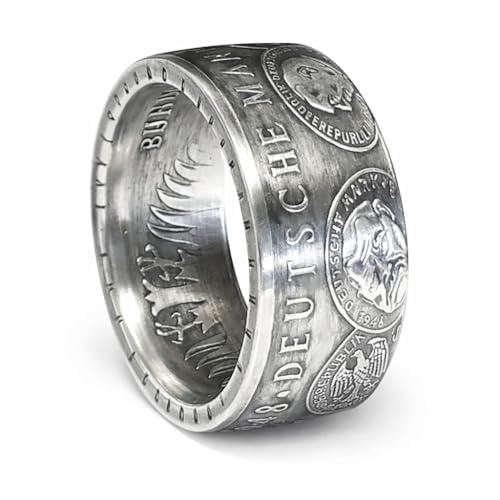 Münzring 10 Mark 1998 50 Jahre Deutsche Mark Silber 925er Größe 56 bis 72