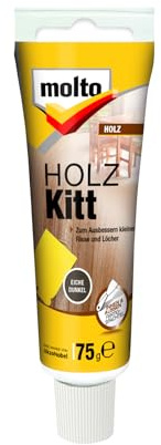 Molto Holz-Kitt, Zur Reparatur von Holz, Eiche Dunkel, 75g