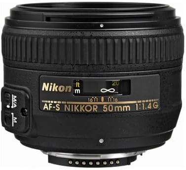 Nikon 2180 AF-S Nikkor 50mm 1:1,4G Objektiv (58mm Filtergewinde) schwarz