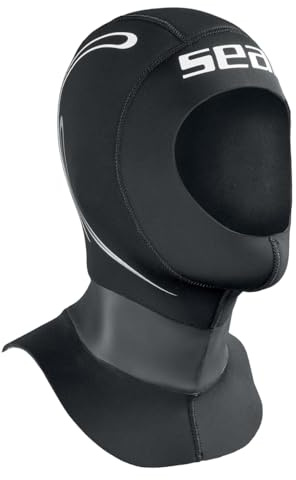SEAC Tekno, Kofhaube für Neopren-Tauchanzüge, 5mm stark, mit Entlüftungslöchern, für Damen und Herren