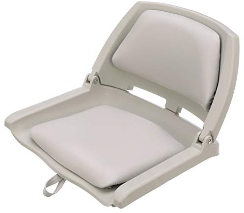 Attwood 98391GY Padded Flip Boat Seat, Gray