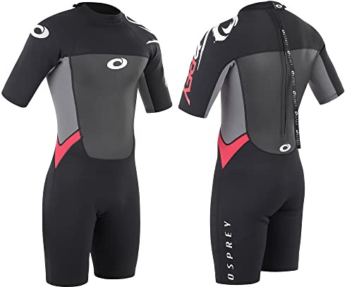Osprey Herren Origin Shorty 3/2 mm Neoprenanzug XS rot