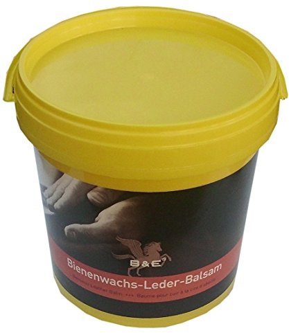 Bense u. Eicke B & E Bienenwachs Leder Balsam, 1000 ml Lederfett Lederreiniger, für Schuhe….