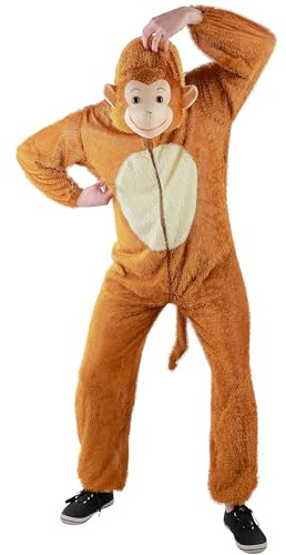 Foxxeo Affenkostüm – Herren Größe S-XXXL