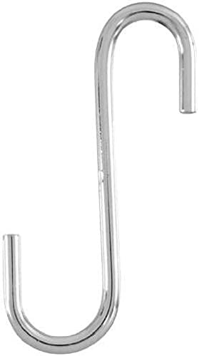 FACKELMANN 45151 5X S-Haken, 6 cm, Edelstahl