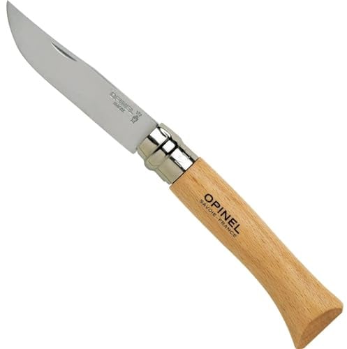 Opinel O123100 Taschenmesser, Aluminium, Braun, 10 cm