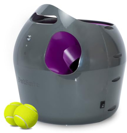 PetSafe Automatischer Ballwerfer - Interaktives Apportierspiel - Einstellbare Reichweite - Inklusive Tennisbällen, Inndoor & Outdoor, Bewegungssensoren - Automatischer Schlafmodus