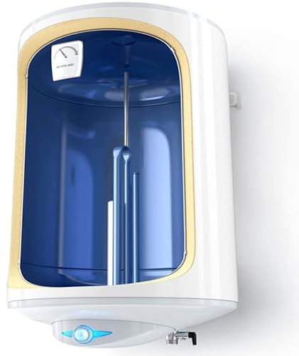 30 Liter Warmwasserspeicher Boiler Elektro Speicher Heizung emaillierter Stahlbehälter