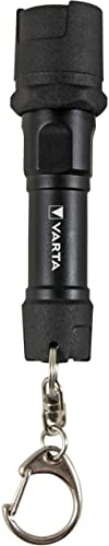 VARTA Taschenlampe LED Mini inkl. 1x AAA Batterien, Indestructible Key Chain Light Schlüsselleuchte, Taschenleuchte, Schlüsselanhänger, sehr robust, spritzwassergeschützt