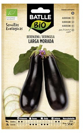 Bio Samen - Aubergine lang (45 Samen - Bio)