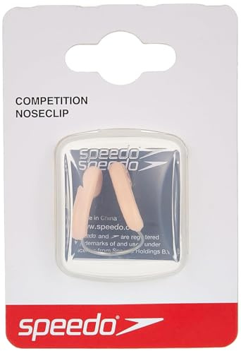 Speedo Unisex Wettkampf-Nasenklammer | Schwimm-Essentials Beige One Size
