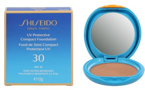 Shiseido Sun Protective Compact Foundation SPF 30 unisex, Sonnenmakeup 12 g, Farbe: dark beige, 1er Pack (1 x 0.083 kg)
