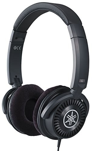 Yamaha HPH-150B Kopfhörer, schwarz – Offener On-Ear-Kopfhörer für exzellenten Sound & neutralen Klang – Kompaktes, modisches Design passend zu Yamaha Keyboards & Digital Pianos