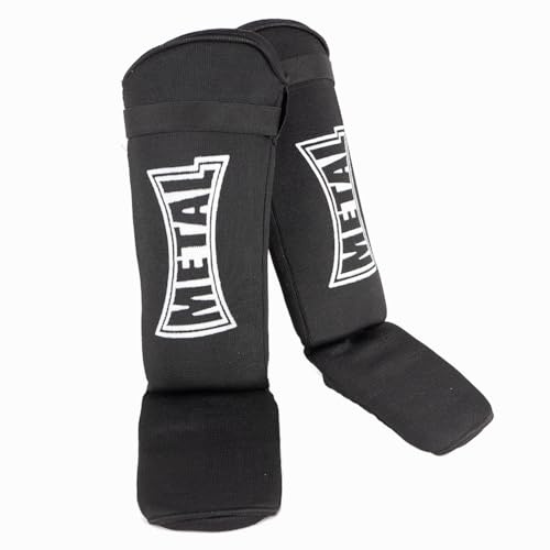 METAL BOXE - Schienbeinschoner mit Fußschutz, Schwarz, Größe L