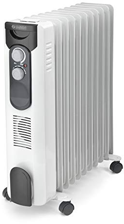 Olimpia Splendid 99618 Caldorad 11 Ölradiator Elektroheizung 2500 W mit Timer-Funktion, 75 m³